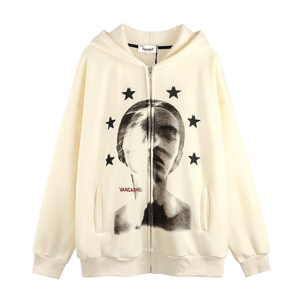VCR Zipped Hoodie
