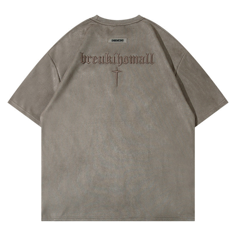 KE Cross Embroidered T-shirt Men