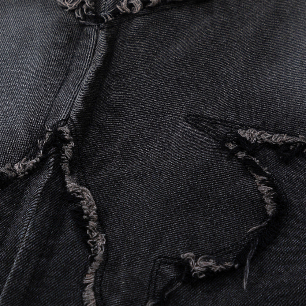 Butterfly Patch Denim Coat