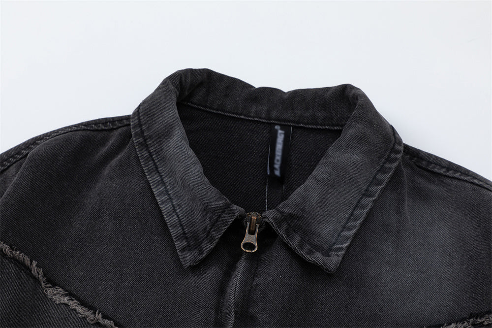 Butterfly Patch Denim Coat