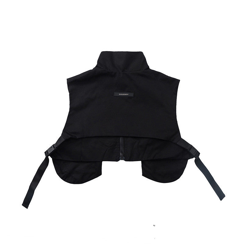 Guchao Black Large Pocket Vest