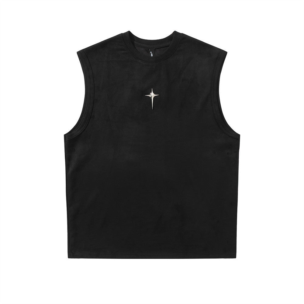 Centre Cross Washed Vest