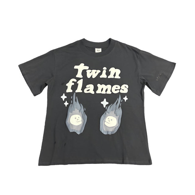 BP Flames Puff Print