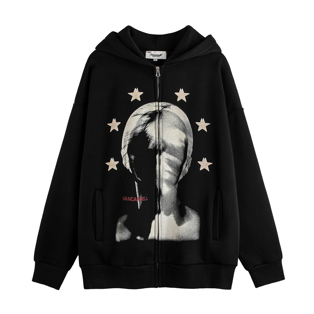 VCR Zipped Hoodie