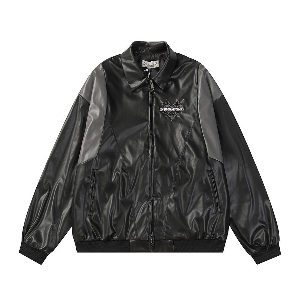 SM Punk Motorcycle Leather Jacket