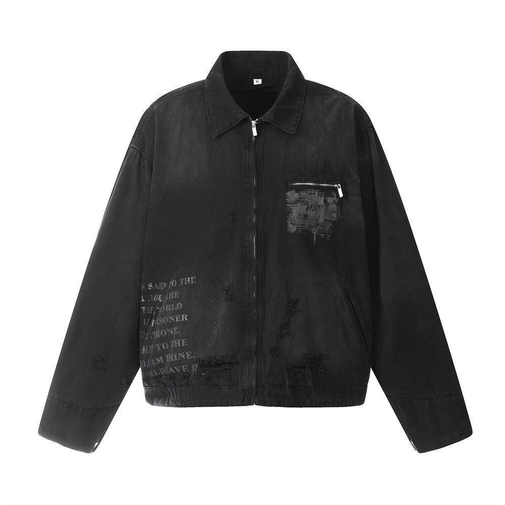 WYE Painted Ripped Jacket