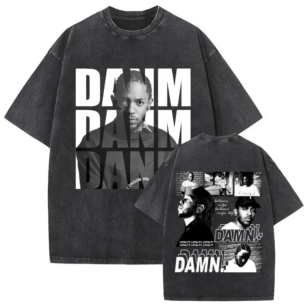 Kendrick Lamar DAMN Washed Vintage T-shirt 5 RMQE.COM