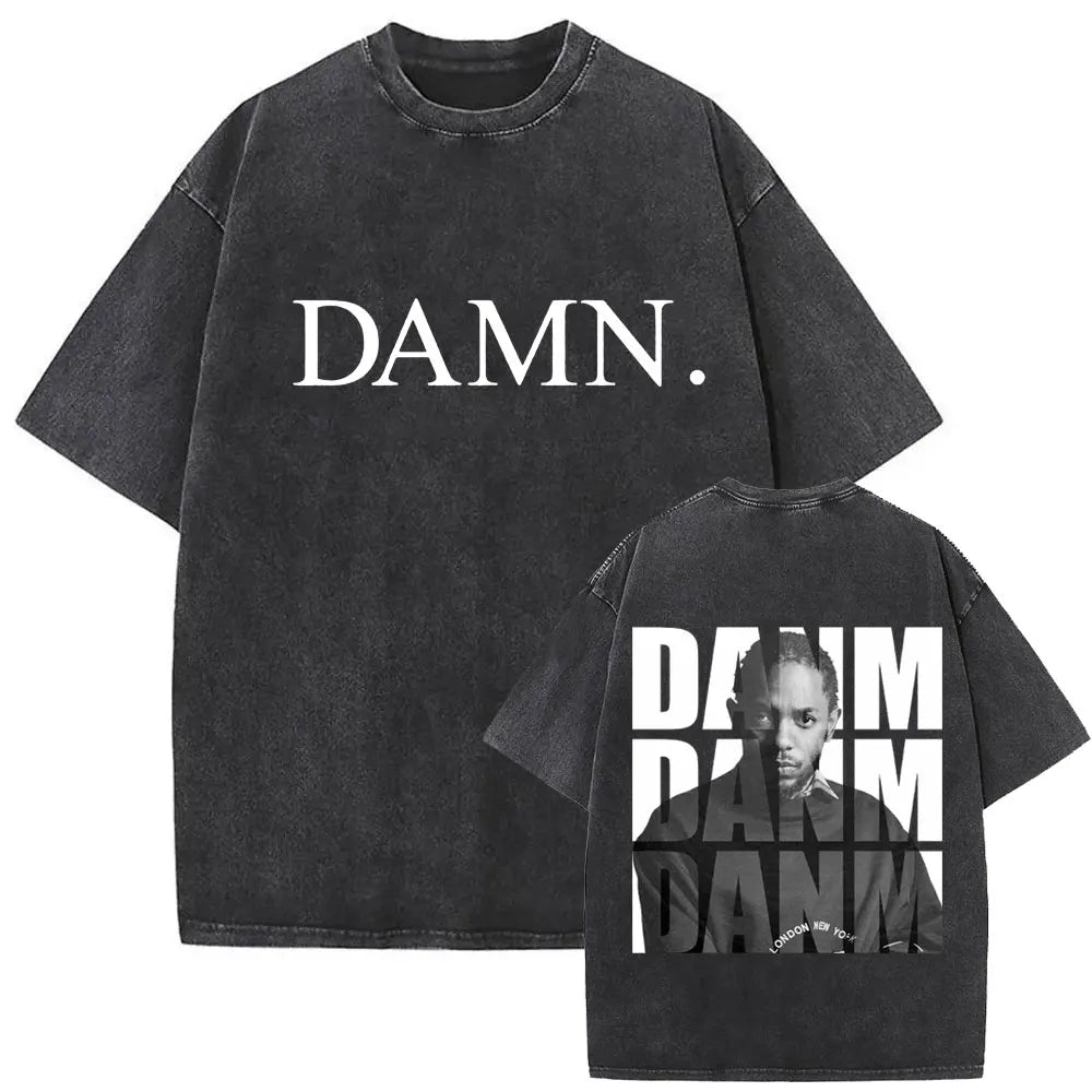 Kendrick Lamar DAMN Washed Vintage T-shirt 6 RMQE.COM