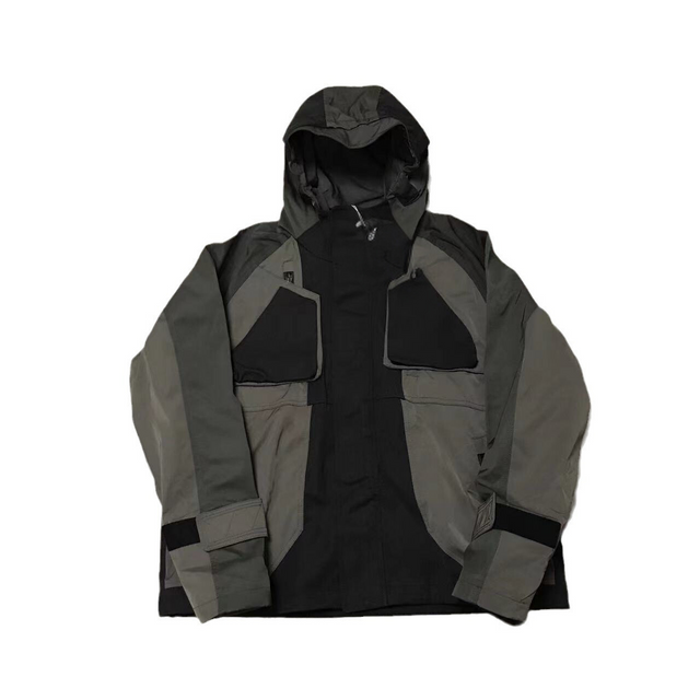 Meki Black And Gray Jacket