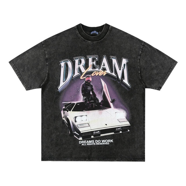 Dream Washed Old Print T-shirt