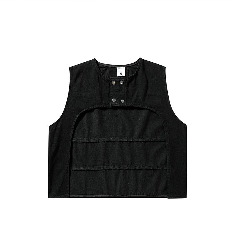 Denim Vest Washed Jacket