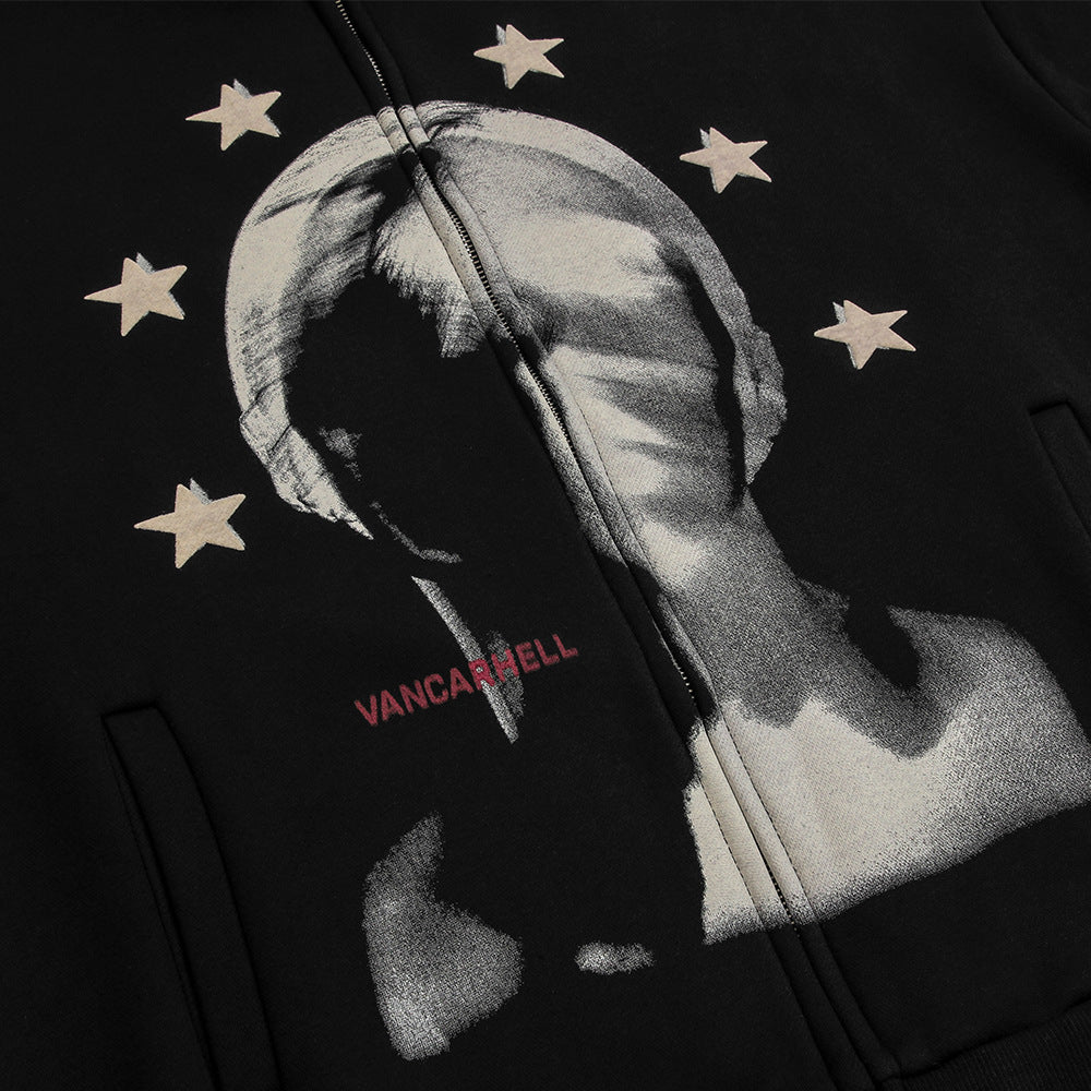 VCR Zipped Hoodie