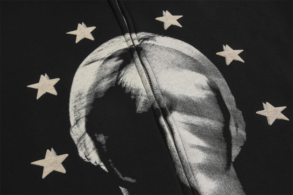 VCR Zipped Hoodie