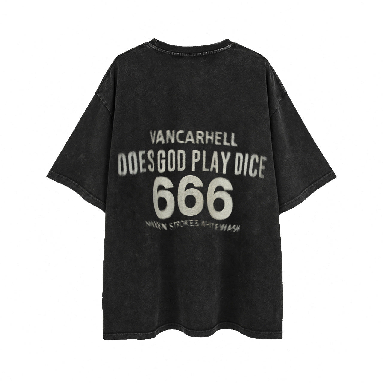 666 Dice Washed Old T-Shirt
