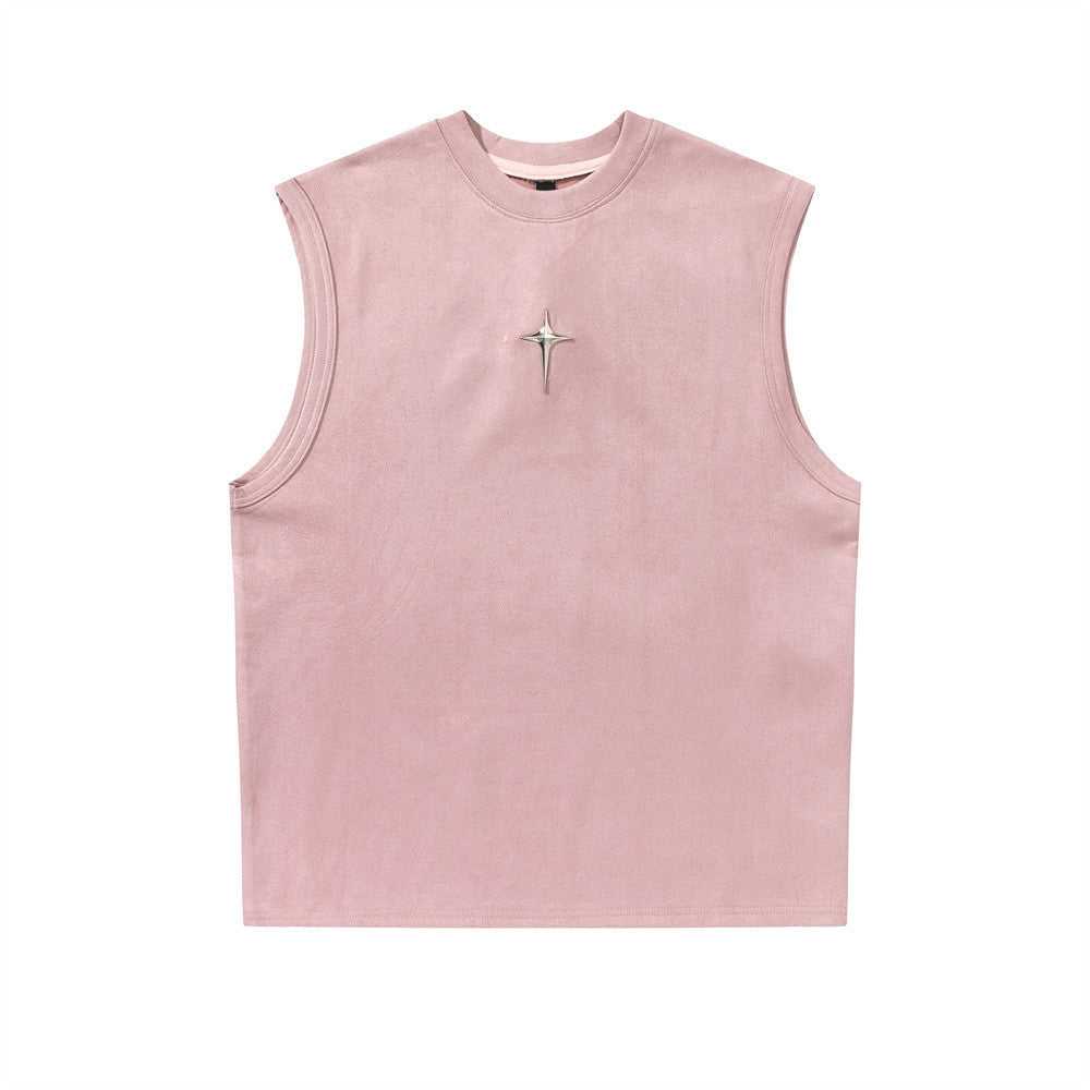 Centre Cross Washed Vest