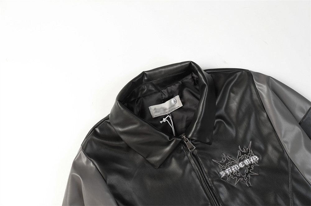 SM Punk Motorcycle Leather Jacket