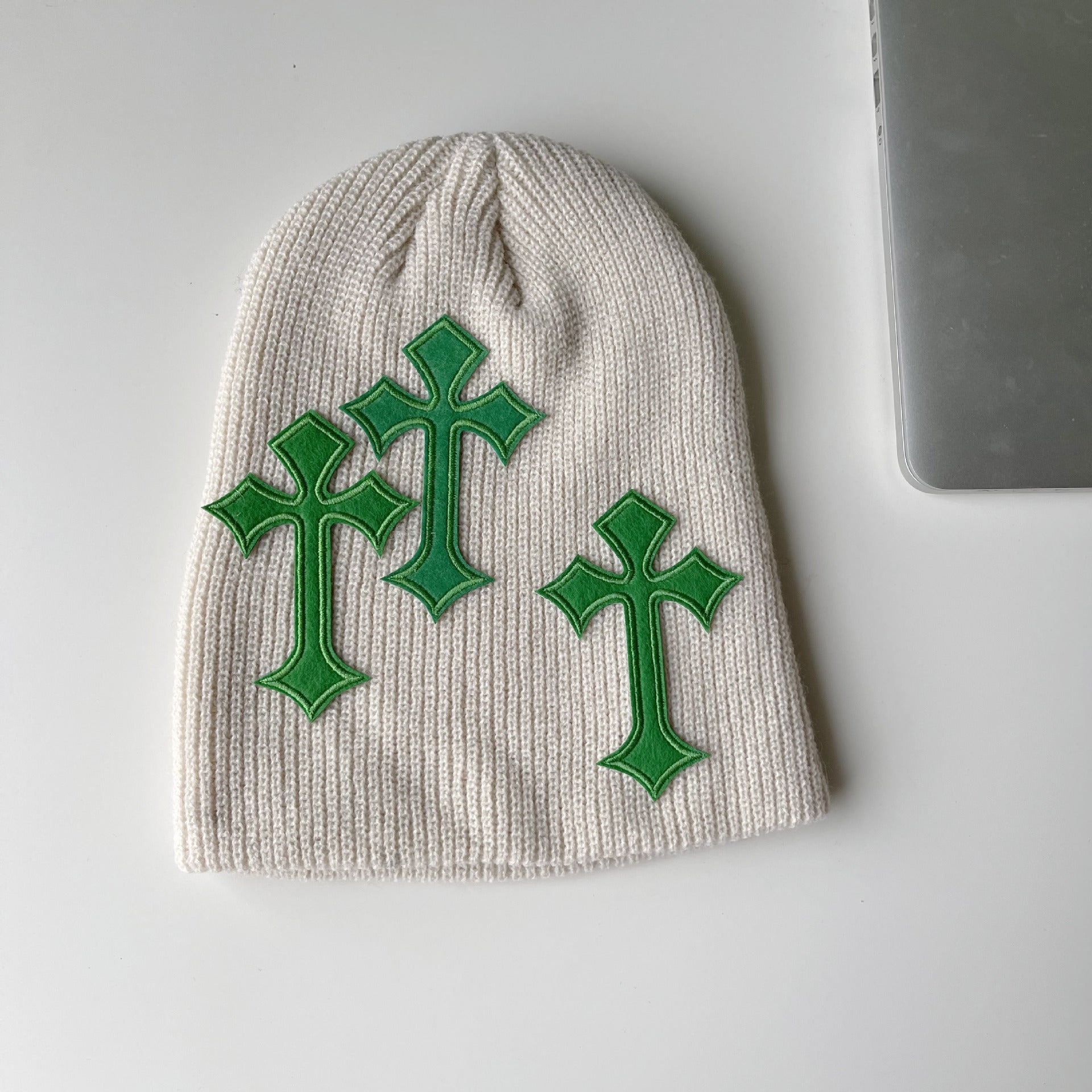 Dark Cross Woollen Cap