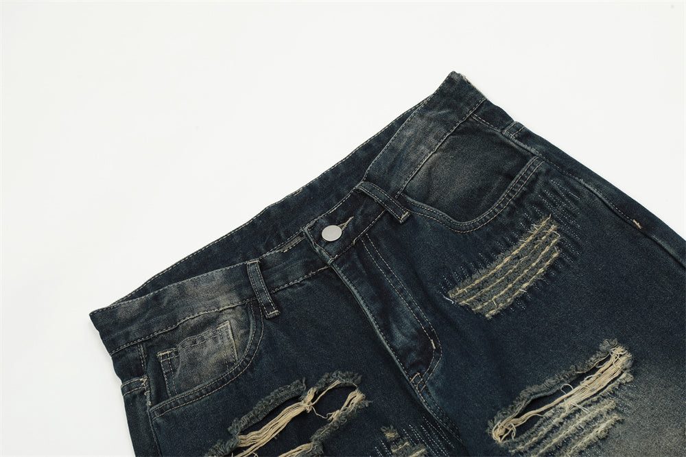 Crete Ripped Denim Jeans