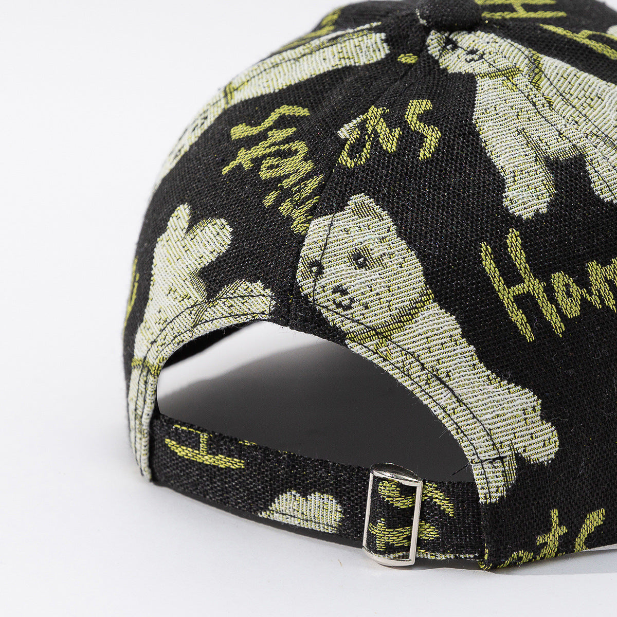 Cartoon Bear Baseball Cap