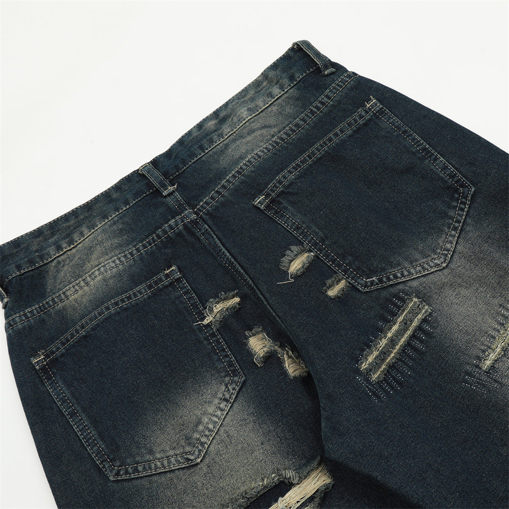 Crete Ripped Denim Jeans