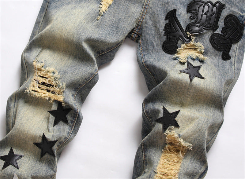 AMR Embroidered Jeans