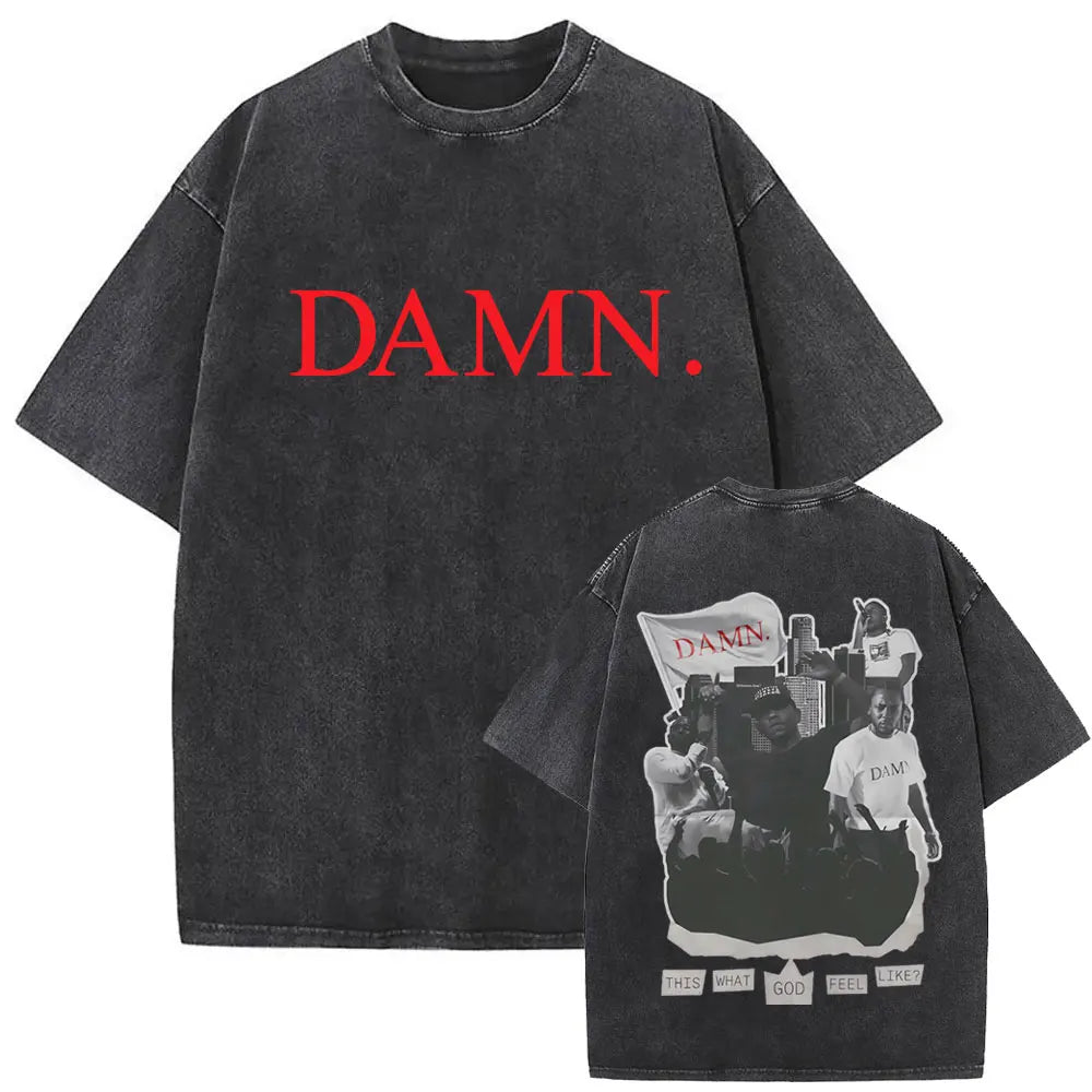 Kendrick Lamar DAMN Washed Vintage T-shirt 7 RMQE.COM