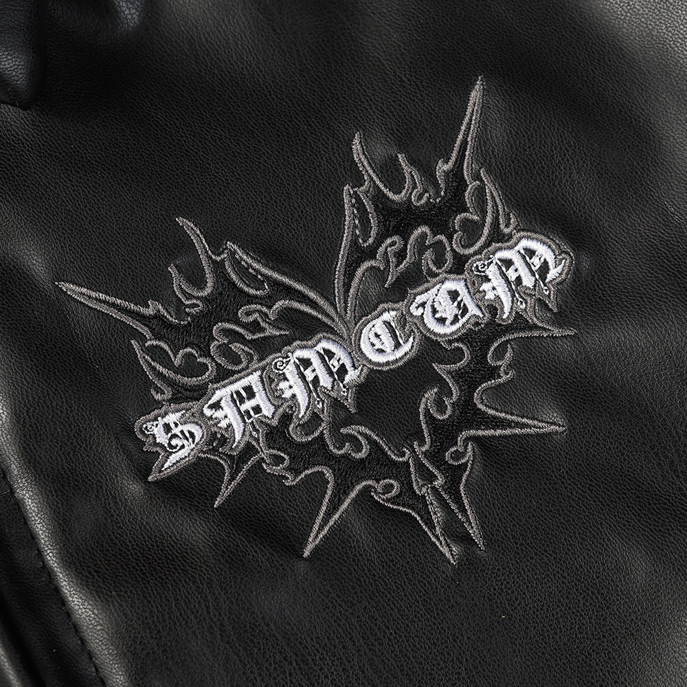 SM Punk Motorcycle Leather Jacket