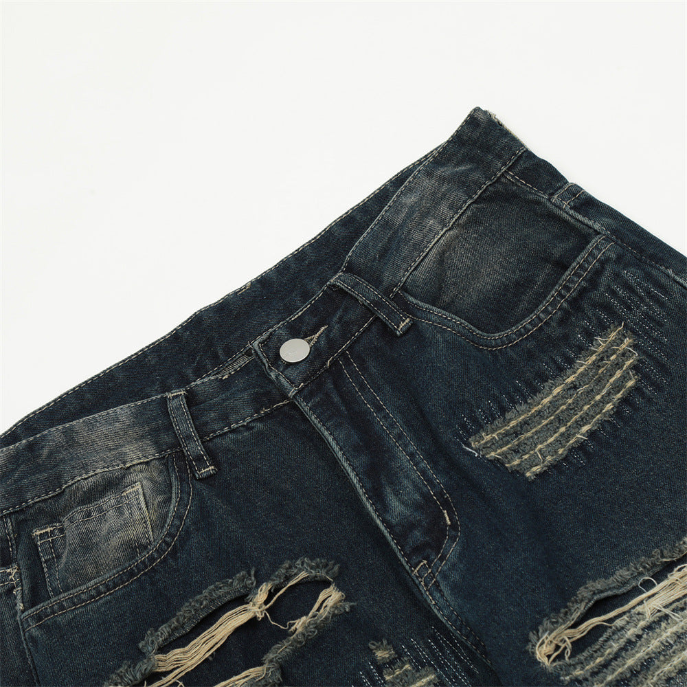 Crete Ripped Denim Jeans